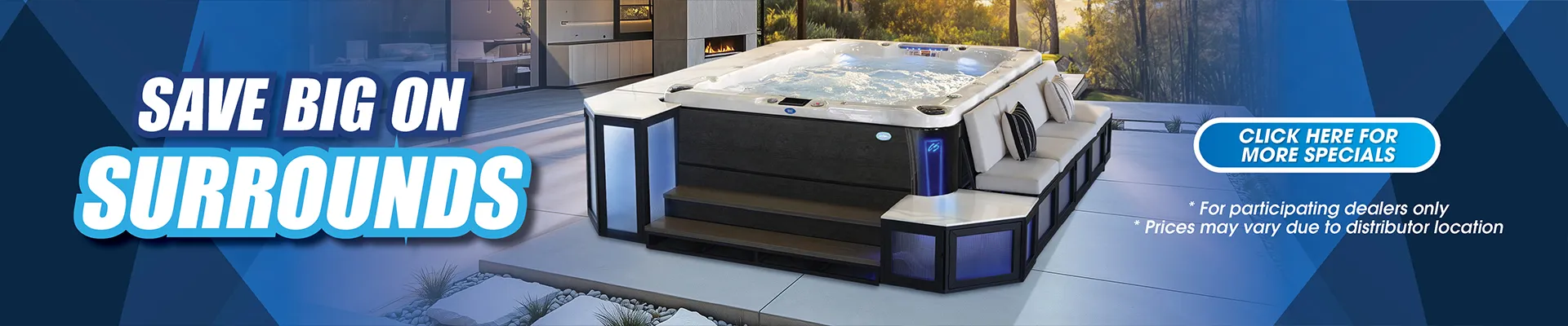 Calspas hot tub being used in a family setting - Jacksonville